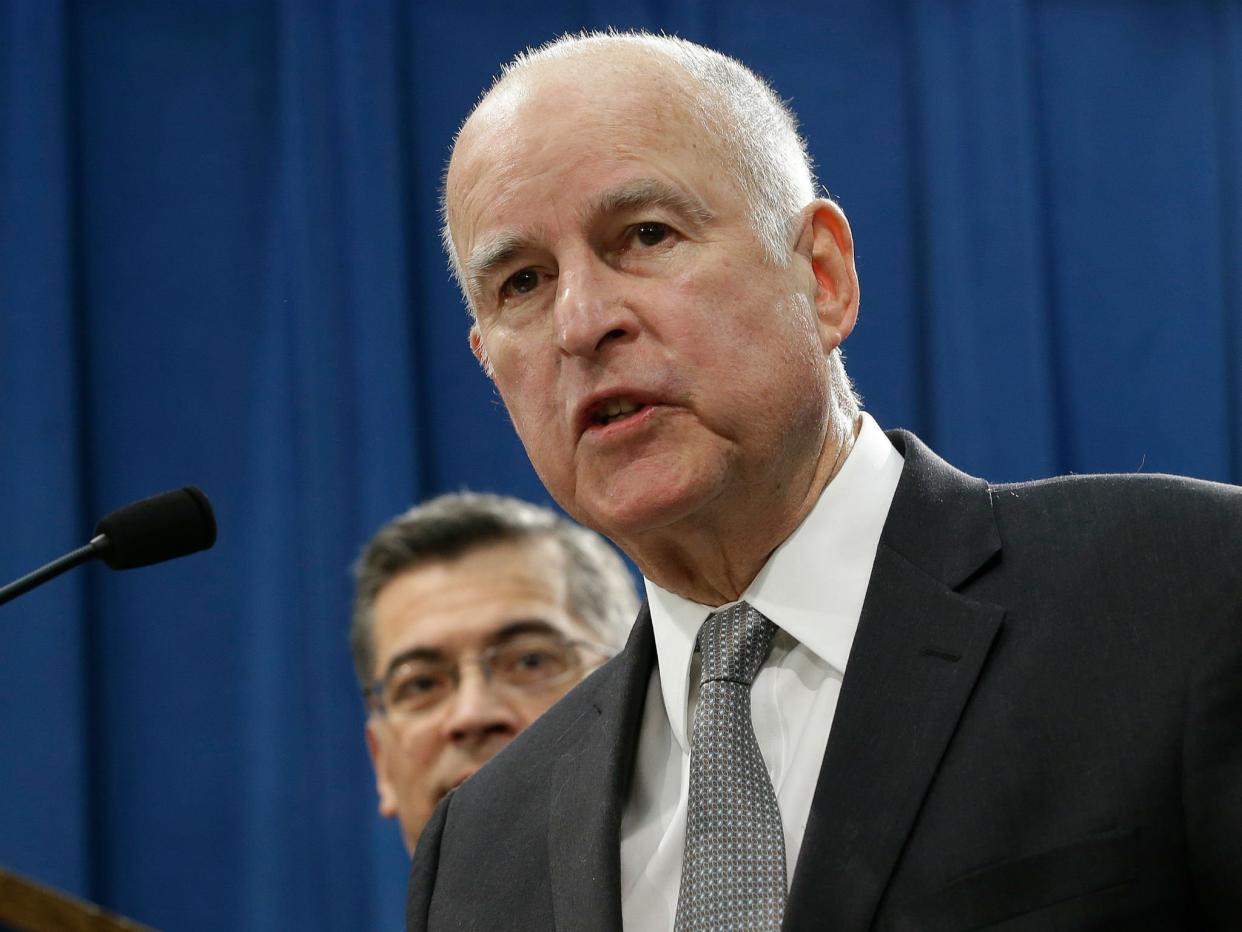 California Governor Jerry Brown: Rich Pedroncelli/AP