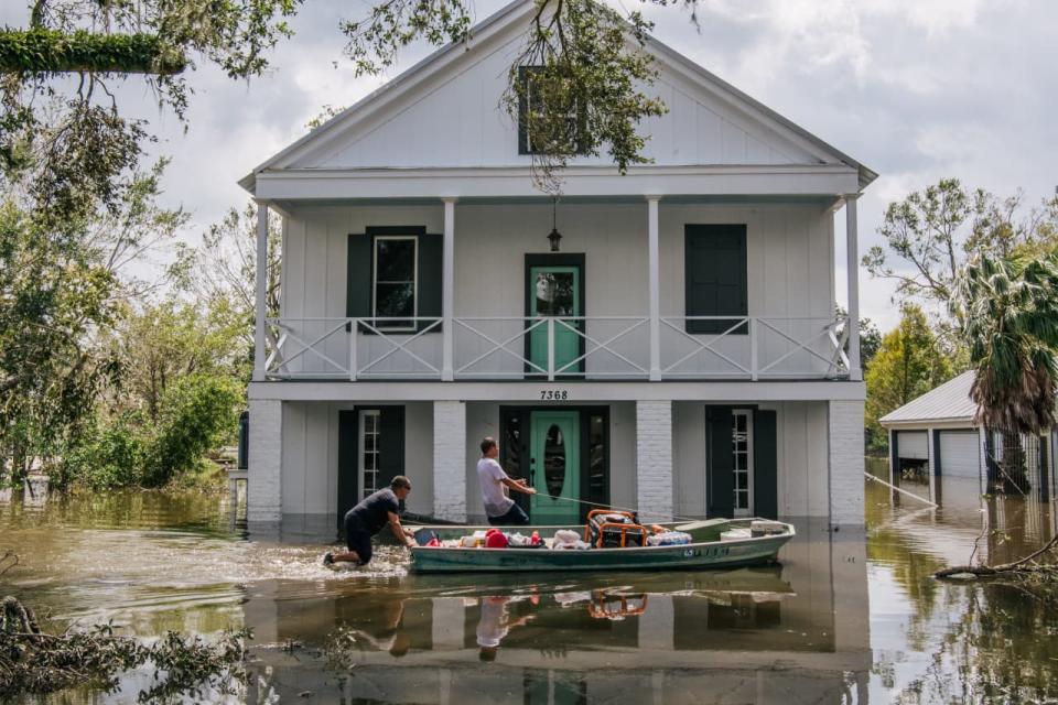 Many homes in Louisiana faced the wrath of Hurricane Ida, a Category 4 hurricane, in August 2021. 