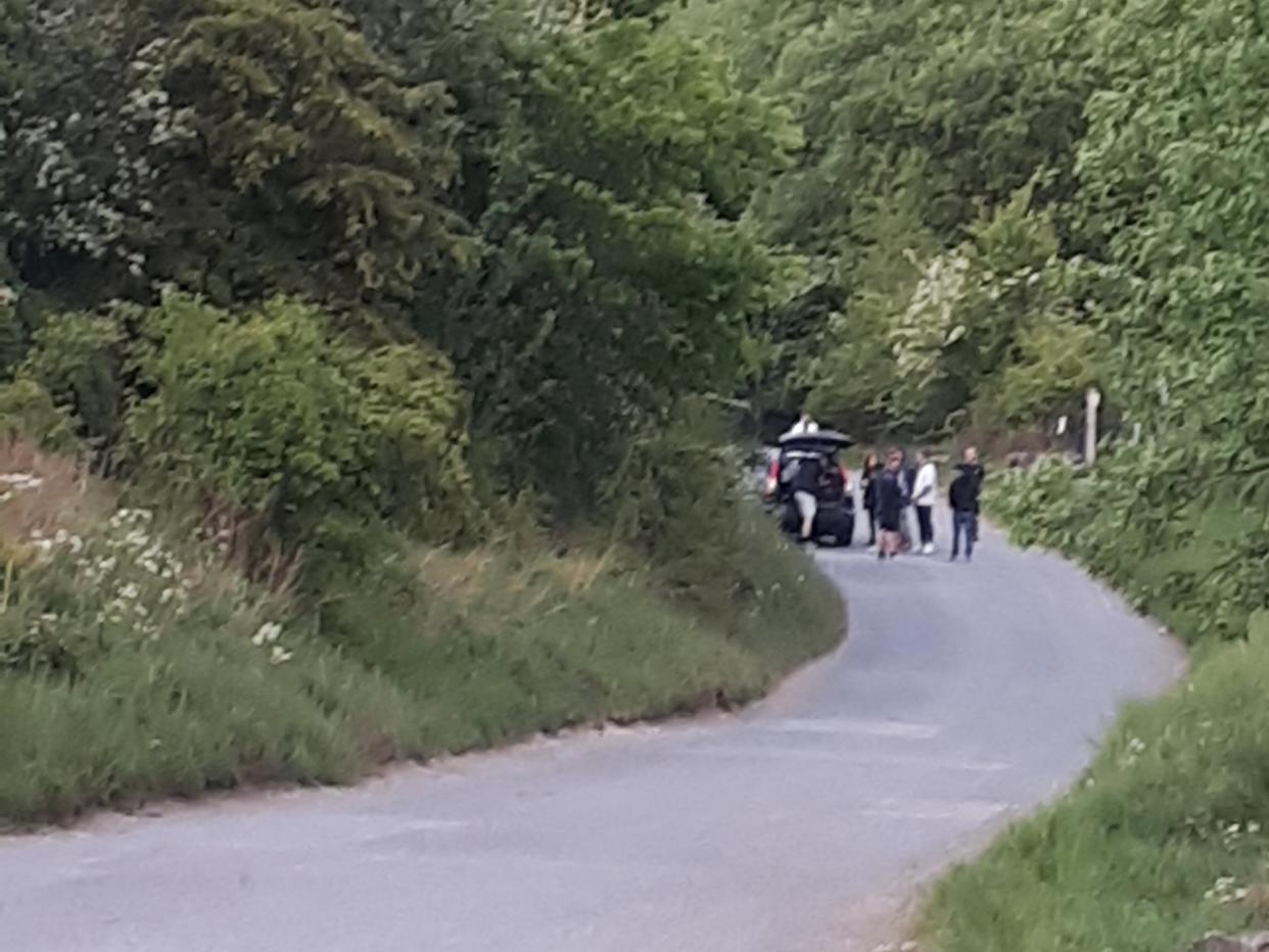 Police found the group in Granville Park, Telford. (Telford Police)