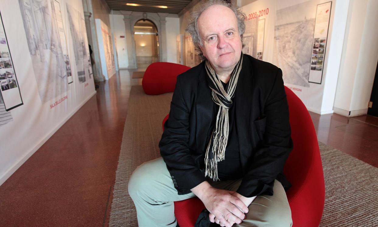 <span>Wolfgang Rihm in Venice, 2010. An enduring feature of his output was his enthusiasm for using pre-existing musical material in subsequent compositions.</span><span>Photograph: Barbara Zanon/Getty</span>