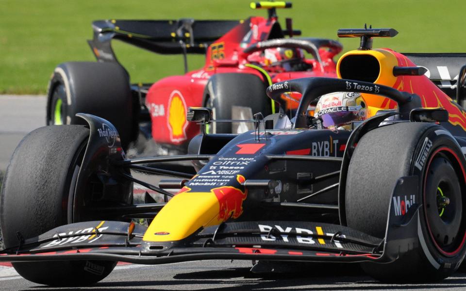 Formula One F1 - Canadian Grand Prix - Circuit Gilles Villeneuve, Montreal, Canada - June 19, 2022 Red Bull's Max Verstappen in action during the race - Christinne Muschi/Reuters