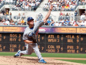 SAN DIEGO, CA - SEPTEMBER 25: Clayton Kershaw #22 of the Los Angeles Dodgers throws the ball during the 8th inning on his way recording his 21st win of the season during the game against the San Diego Padres at Petco Park on September 25, 2011 in San Diego, California. (Photo by Kent C. Horner/Getty Images)