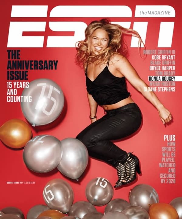 Ronda Rousey Returns to ESPN The Magazine for Special 15th Anniversary Cover