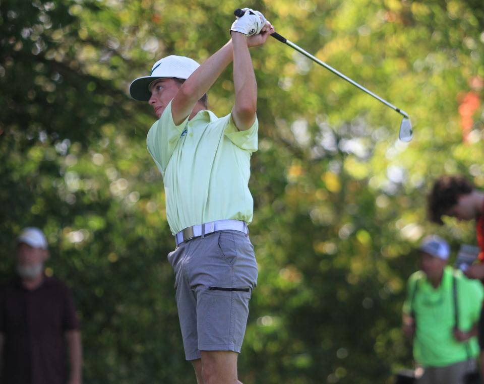 Bobby Kieber shot an 80 for Newark Catholic in the Division III district tournament.