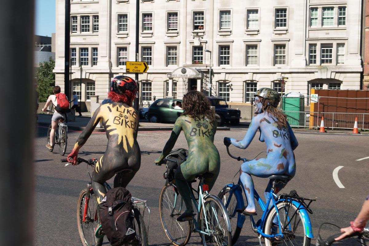 Everything to know as hundreds will cycle across London NAKED tomorrow <i>(Image: WNBR)</i>