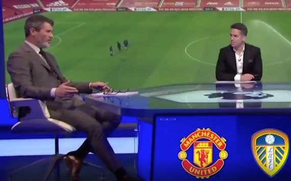 Jones (R) is not intimidated by the prospect of confronting characters like Graeme Souness and Keane (L) - SKY SPORTS