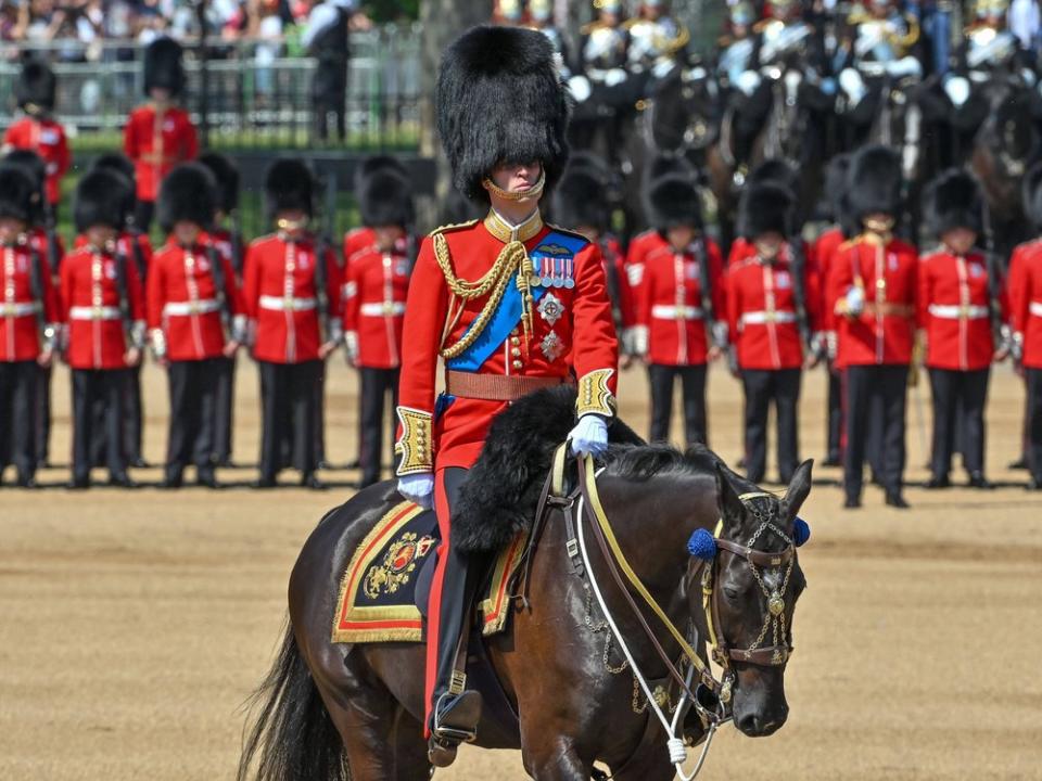 Prinz William bei der letzten Probe für die "Trooping the Colour"-Parade. (Bild: imago/Avalon.red)