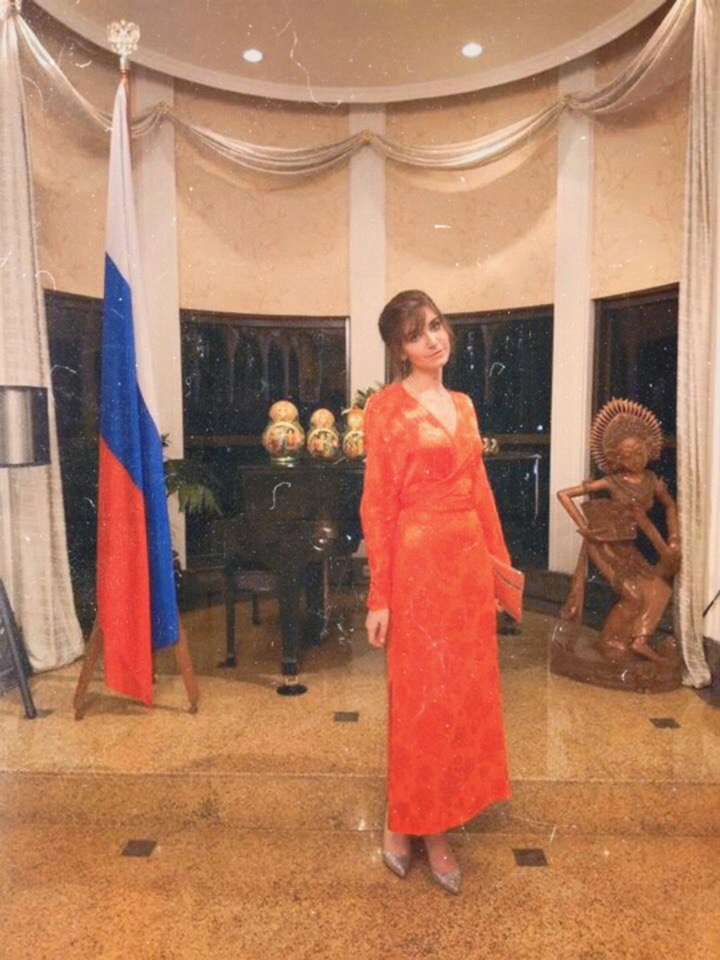 At the reception on the Diplomat Day of 2018 in the Russian Embassy in Jakarta.