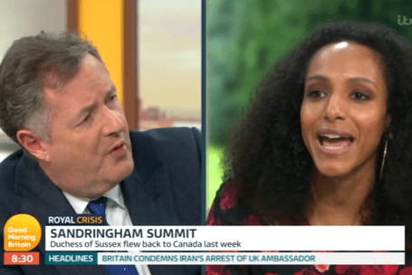 Afua Hirsch locked horns with Piers Morgan in a fiery debate on GMB this week (ITV)