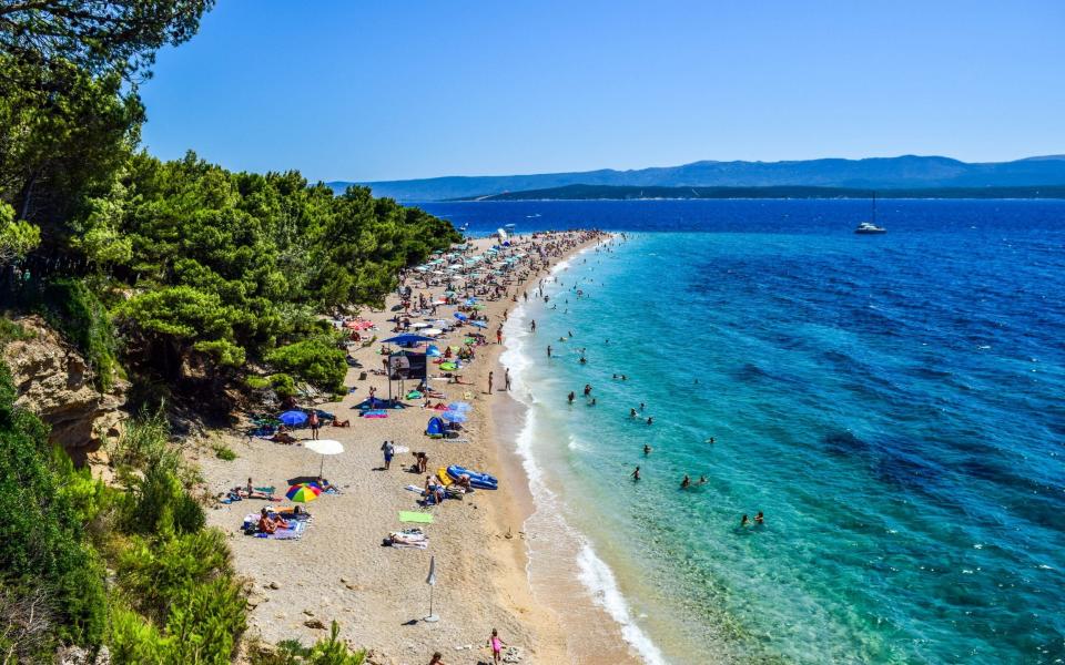 Bol Brac croatia mediterranean summer 2022 island hopping adventure holiday travel europe - Jana Janina/Shutterstock