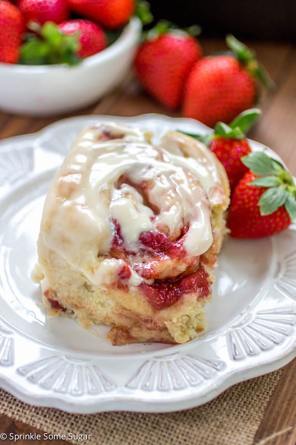 Strawberry Cinnamon Rolls