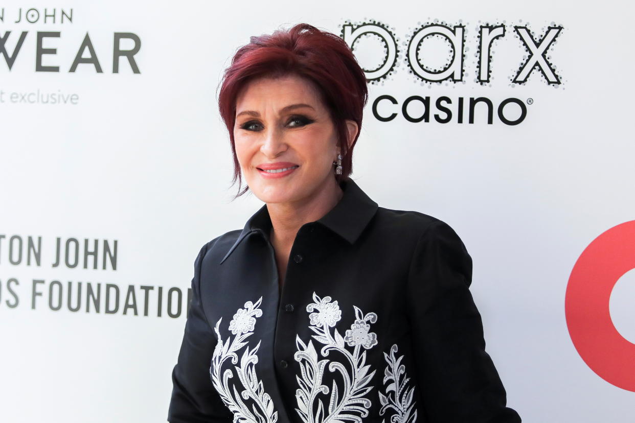 Sharon Osbourne attends the Elton John Aids Foundation Academy Awards viewing party at West Hollywood Park in West Hollywood, California, U.S., March 27, 2022.  REUTERS/Aude Guerrucci