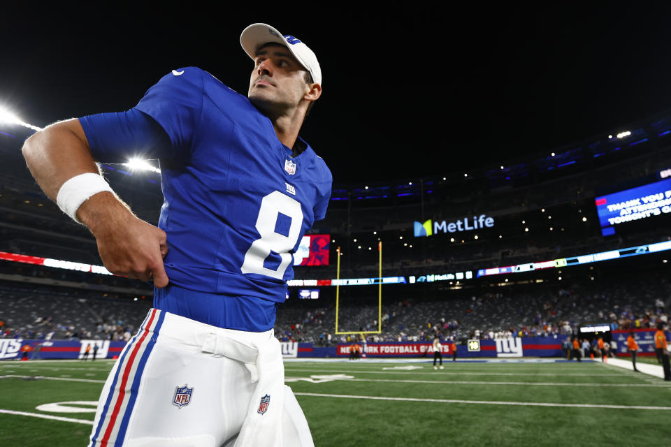 Will the Giants pair a rookie first-round quarterback with Daniel Jones next season? (Photo by Rich Schultz/Getty Images)