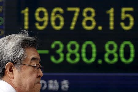 Asian stocks were mixed in morning trade on Friday