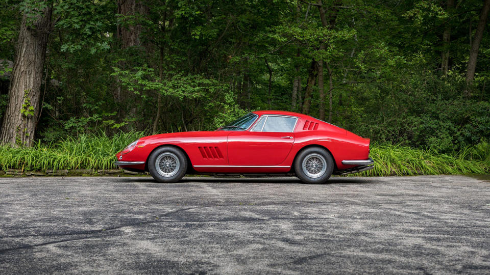The 1965 Ferrari 275 GTB from the side