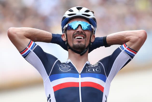 Julian Alaphilippe, ici au mois de septembre 2021.  (Photo: Yves Herman via Reuters)