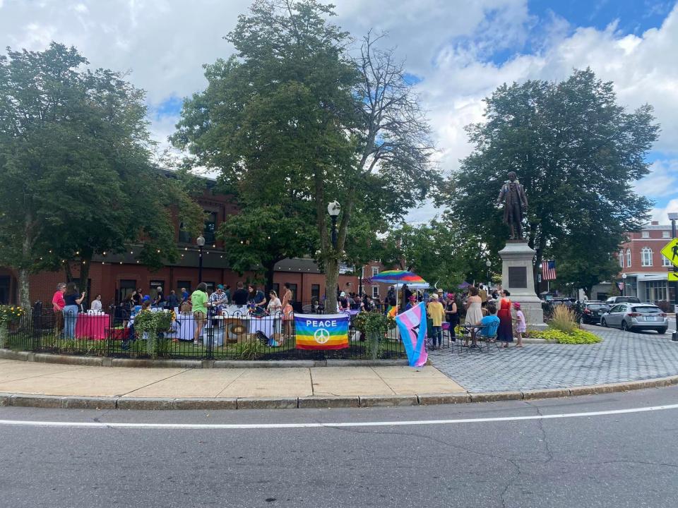 Volunteers of the Rochester Pride committee invite the LGBTQIA+ community to downtown Rochester for a free public pride celebration on Saturday, Aug. 26, 2023.