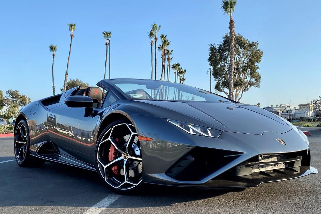 The Lamborghini Huracan Evo Spider