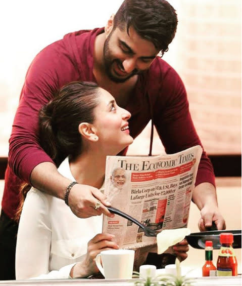 <p>All set to give a toss to the “<i>hindustani sabhyata</i>” the handsome and charming Arjun Kapoor wants to step into his mother shoes while getting hitched to the love of his life. Hold your breath as you will be seeing him donning an apron and becoming the perfect house husband.</p><p><a href="https://www.instagram.com/p/BAydZZfj28Q/" rel="nofollow noopener" target="_blank" data-ylk="slk:https://www.instagram.com/p/BAydZZfj28Q/;elm:context_link;itc:0;sec:content-canvas" class="link ">https://www.instagram.com/p/BAydZZfj28Q/</a></p>