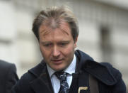 Richard Ratcliffe, husband of Nazanin Zaghari Ratcliffe, who is detained in Iran, arrives for a meeting with Britain's Foreign Secretary Boris Johnson at the Foreign Office in London, November 15, 2017. REUTERS/Toby Melville