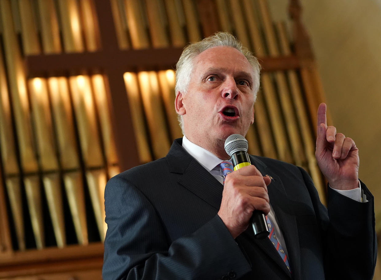 Former Virginia Gov. Terry McAuliffe (D) thinks lawmakers should consider pursuing impeachment against President Donald Trump. (Photo: Win McNamee via Getty Images)