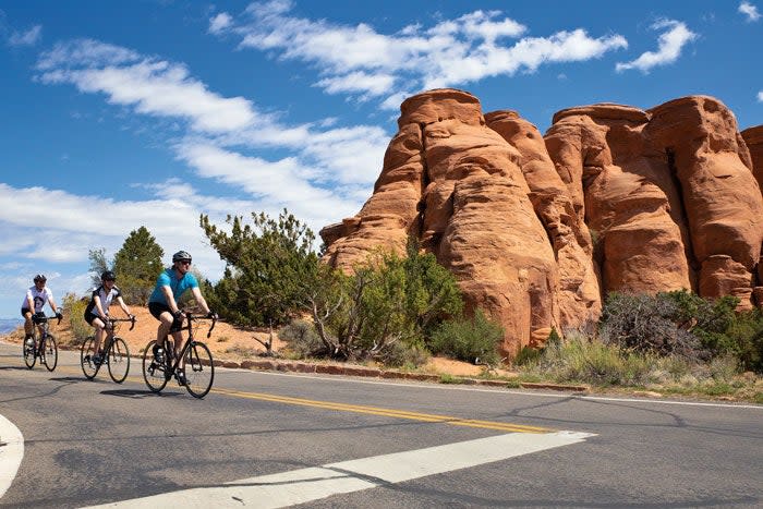 Biking through Colorado National Monument