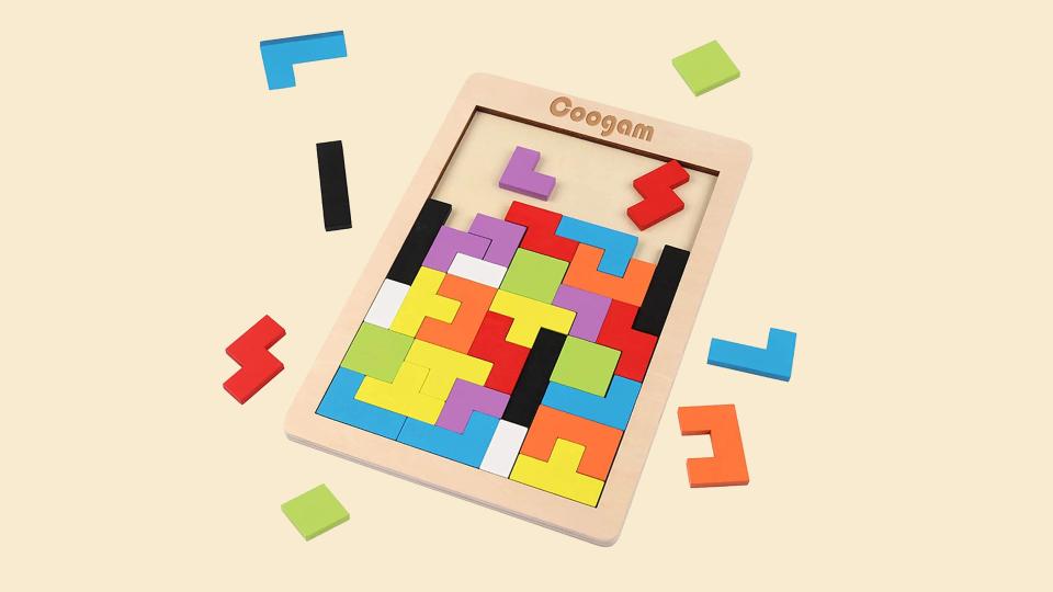 Secret Santa gift ideas: Coogam Wooden Blocks Puzzle