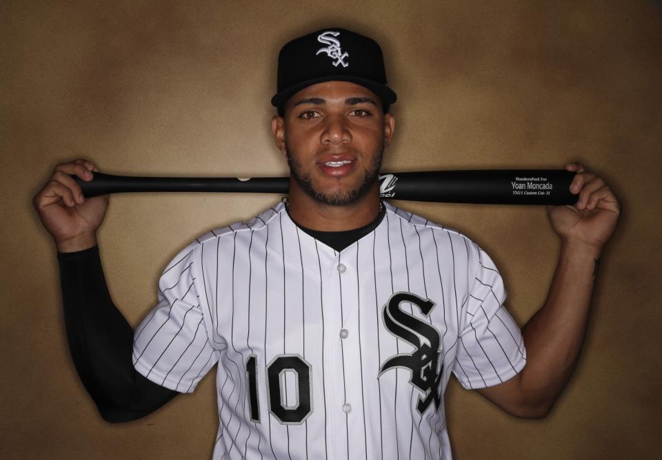 The Red Sox sent top prospect Yoan Moncada to Chicago as part of a package for Chris Sale. (AP Photo/Morry Gash)