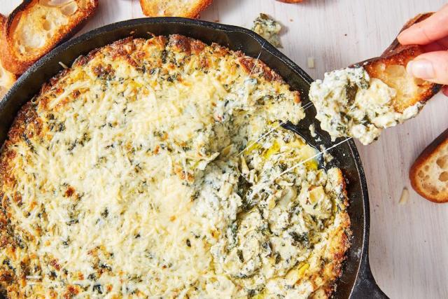 CrockPot Spinach Artichoke Dip - Spend With Pennies