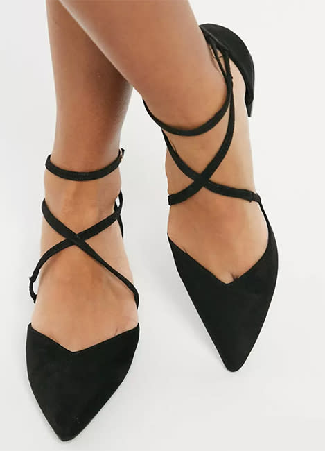 Asos-Design-Leanna-Pointed-Ballet-Flats-in-Black