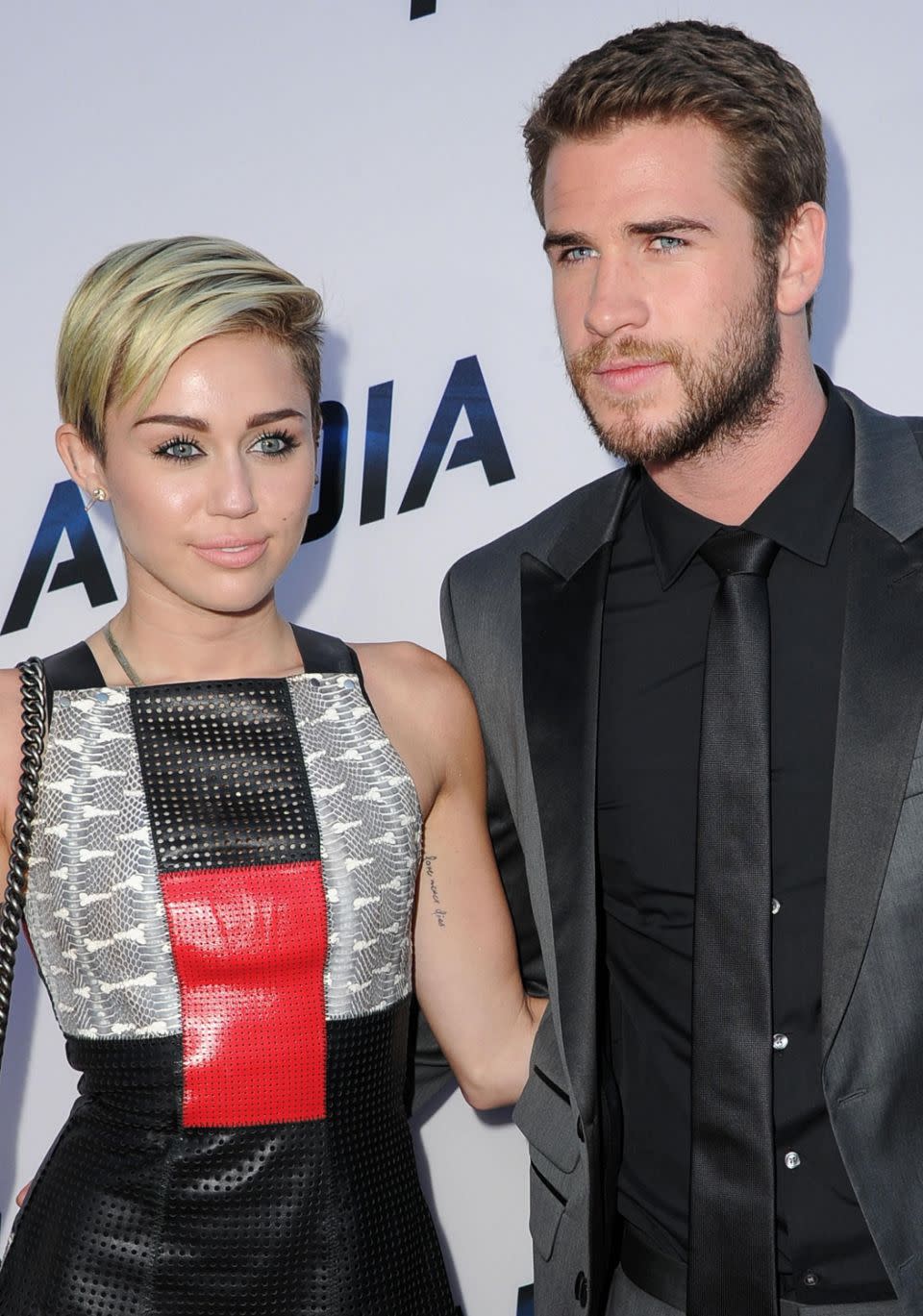 Miley and Liam previously broke up in 2013. They are pictured here just before their split. Source: Getty