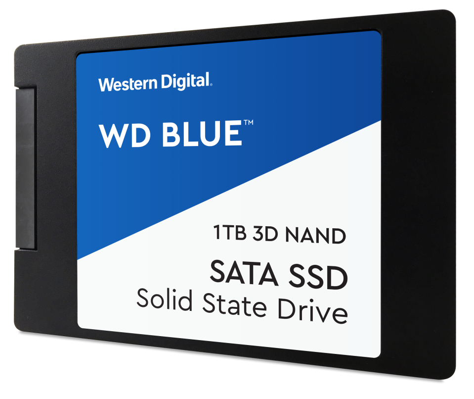 A terabyte Western Digital solid-state drive.