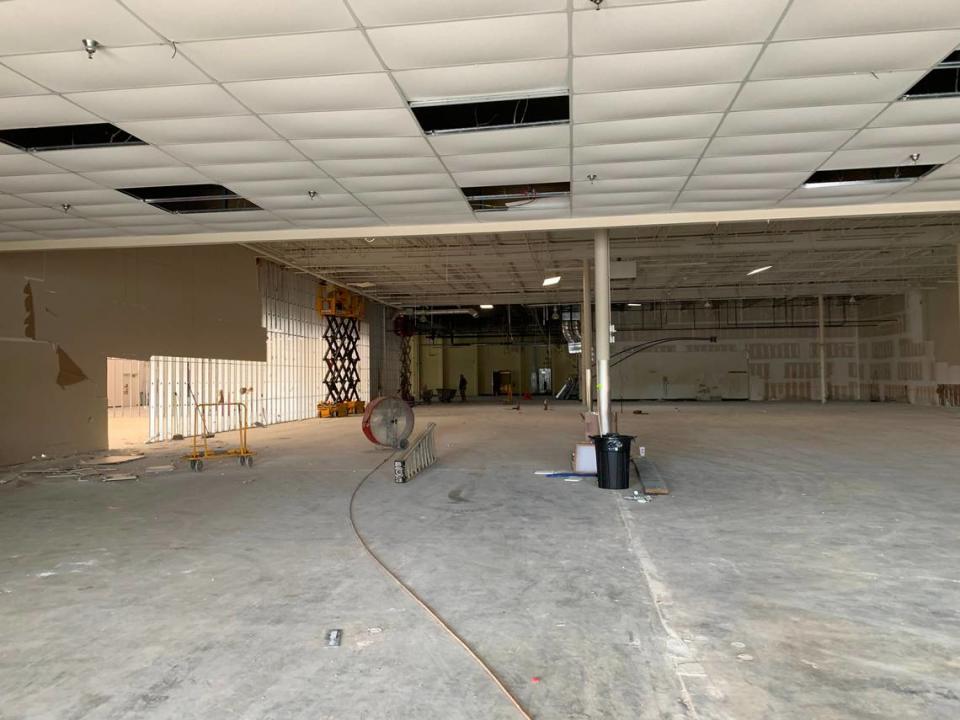 Two storefronts are being combined into one on Denny Avenue in Pascagoula to house South Mississippi’s second Ollie’s discount store.