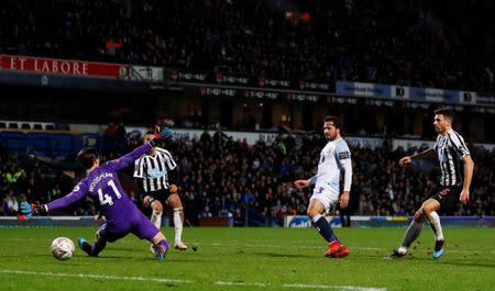 Soccer Football - FA Cup Third Round Replay - Blackburn Rovers v Newcastle United - Ewood Park, Blackburn, Britain - January 15, 2019 Blackburn Rovers' Bradley Dack misses a chance to score in extra time Action Images via Reuters/Jason Cairnduff