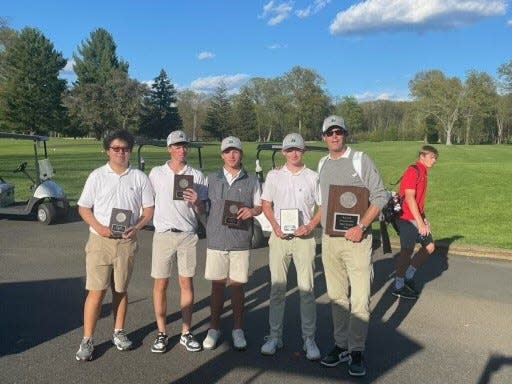 Delbarton captured the Morris County golf team title at Flanders Valley Golf Course on Wednesday May 1, 2024.