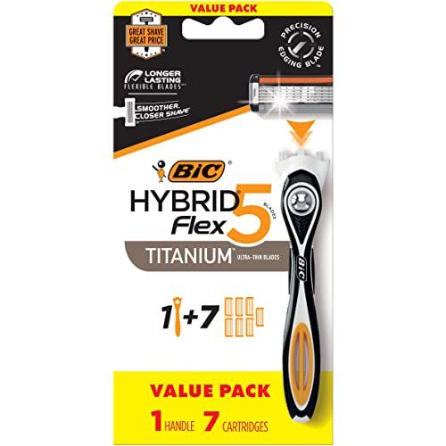 Flex 5 Hybrid Disposable Razors for Men