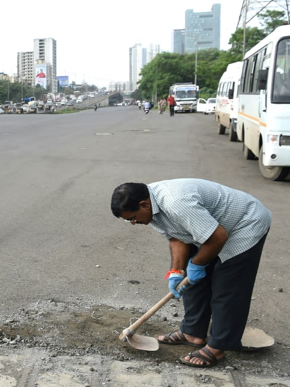 Dadarao Bilhore's son Prakash was travelling pillion when the motorbike he was on hit a deep pothole, sending him flying through the air. Prakash, who wasn't wearing a helmet, suffered fatal brain damage