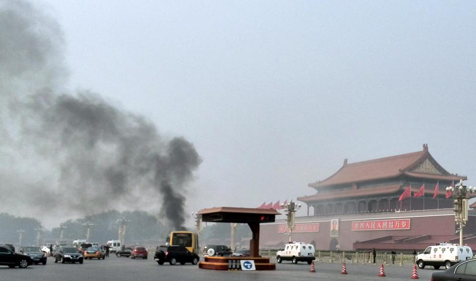 Apparent car attack at Beijing's Forbidden City