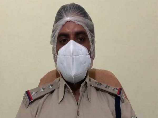 Jairam Kushwaha, police post In-Charge, Luharguwan. (ANI)