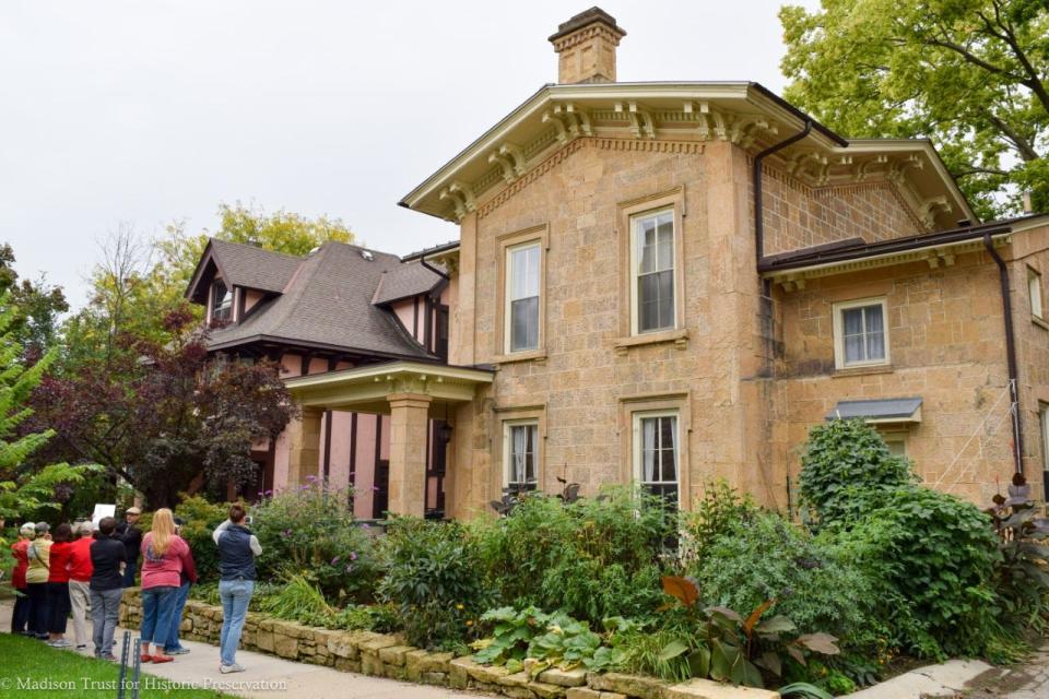 The Mansion Hill West area is among the walking tours run by the Madison Trust for Historic Preservation. The tours are exterior tours, but they're led by docents from the trust.