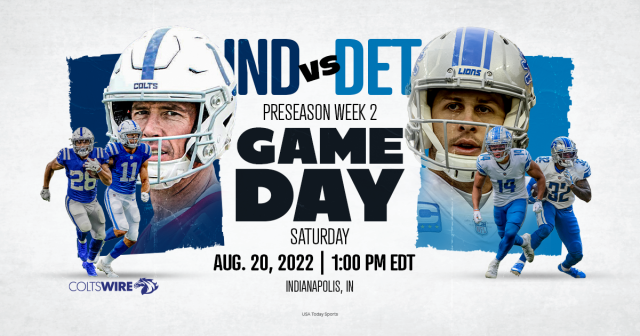 NFL preseason: Detroit Lions 27, Indianapolis Colts 26