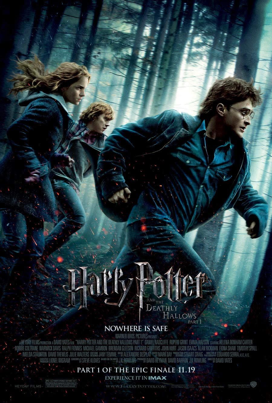 9) Harry Potter and the Deathly Hallows Part 1 (2010)