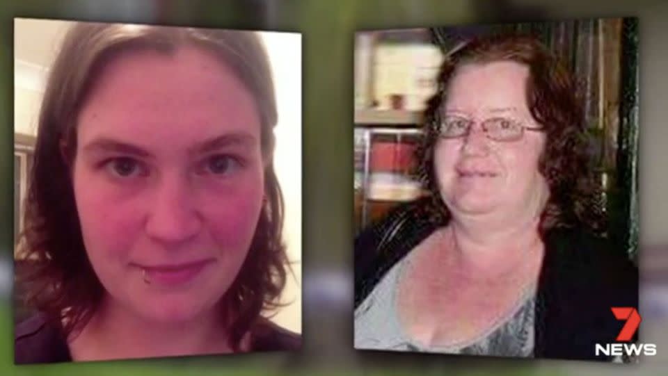 Trudi Lenon, right, was attacked in prison; pictured left is Jemma Lilley, with whom she carried out a murder that shocked WA. Source: 7 News