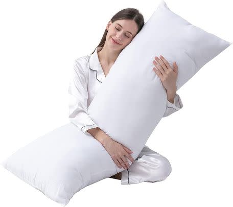 A 54-inch long body pillow
