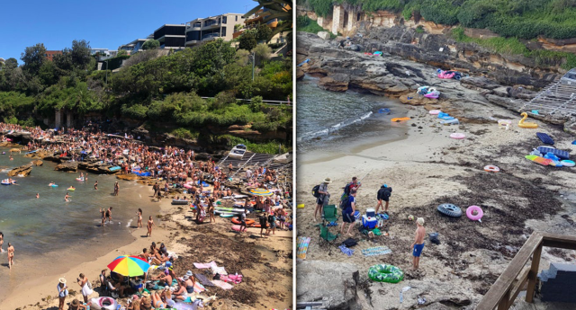 Images uploaded to social media appear to show rubbish left behind by beachgoers. Source: Reddit