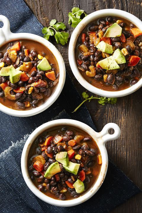 Smoky Vegan Black Bean Soup