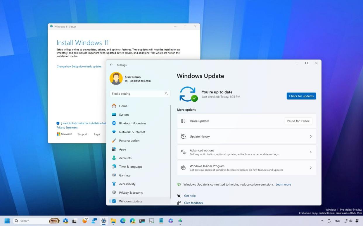  Windows 11 2023 Update install. 