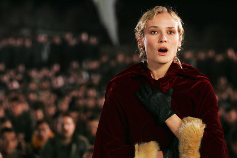 Diane Kruger sings a merry song during World War I in the drama &quot;Joyeux Noel.&quot;