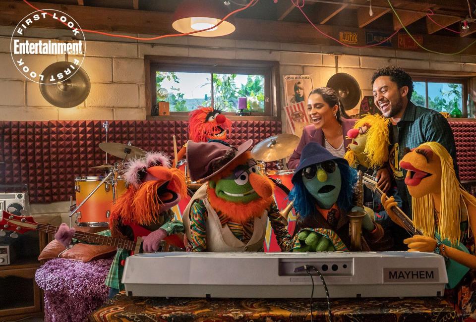 THE MUPPETS MAYHEM - “Track 6: Fortunate Son” (Disney/Mitch Haaseth) FLOYD PEPPER, DR. TEETH, ANIMAL, ZOOT, LILLY SINGH, LIPS, TAHJ MOWRY, JANICE