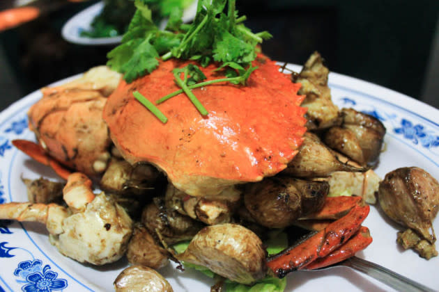 New Ubin seafood - garlic crab